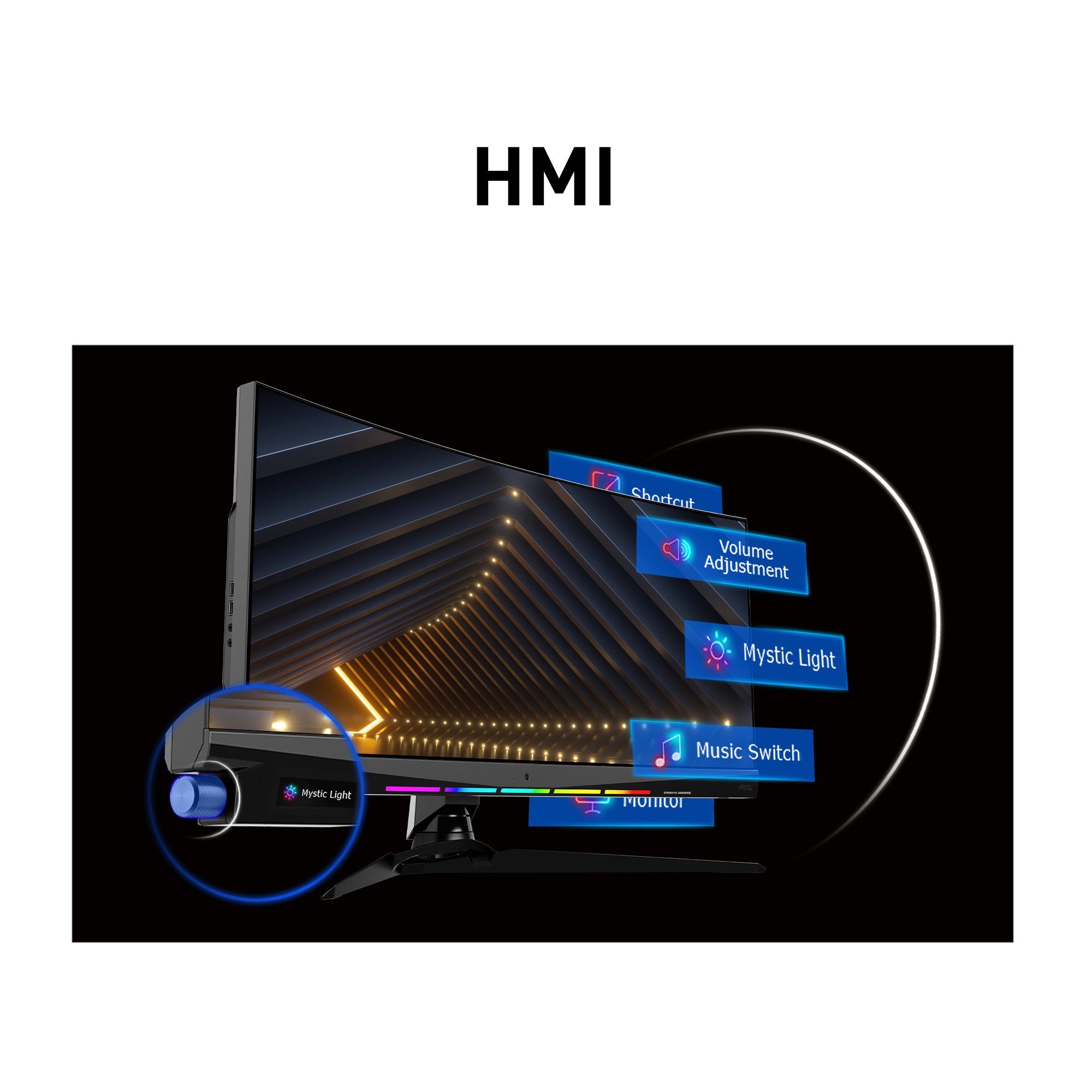 MSI Optix MEG381CQRDE Plus Curved-Gaming-LED-Monitor (95,25 cm/37,5 