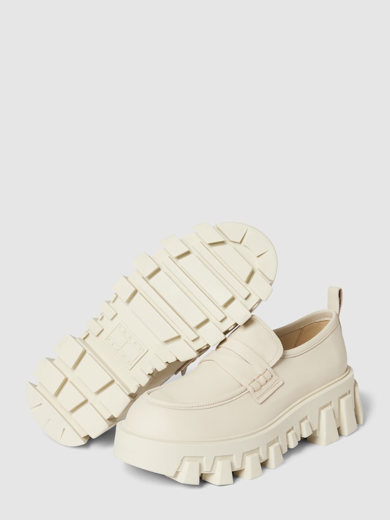 Sneaker mit profilierter Sohle Modell 'LOAFER' in beige