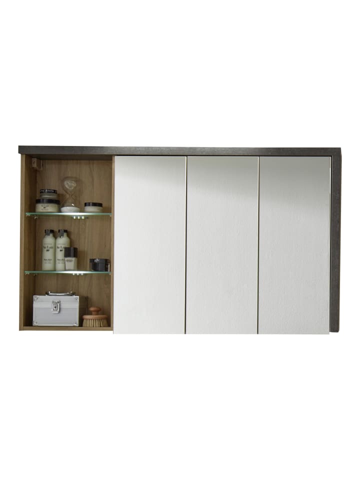 ebuy24 Spiegelschrank Bay Eiche Dekor 123 x 18 cm günstig kaufen onesize