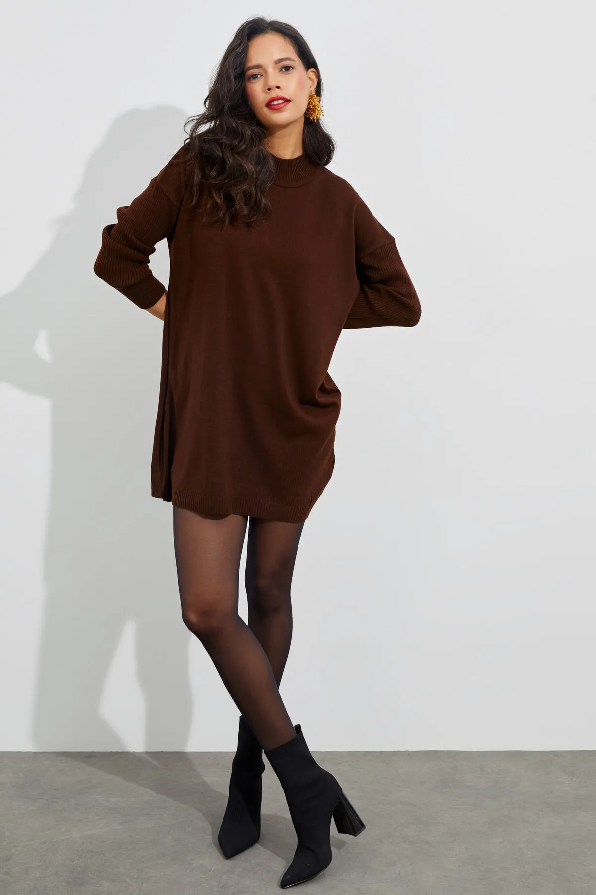 Cool & Sexy  Tunika - Braun - Relaxed Fit
