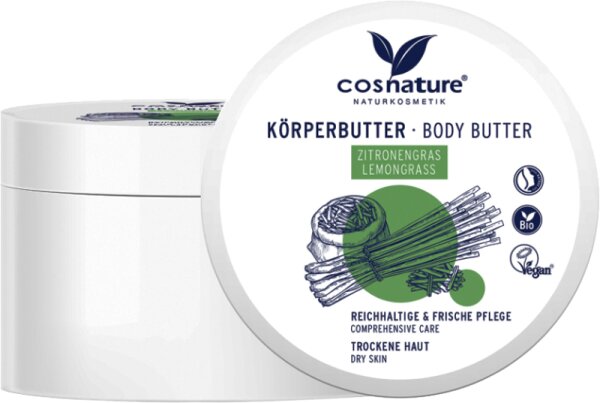 Cosnature Zitronengras Body Butter Körperbutter