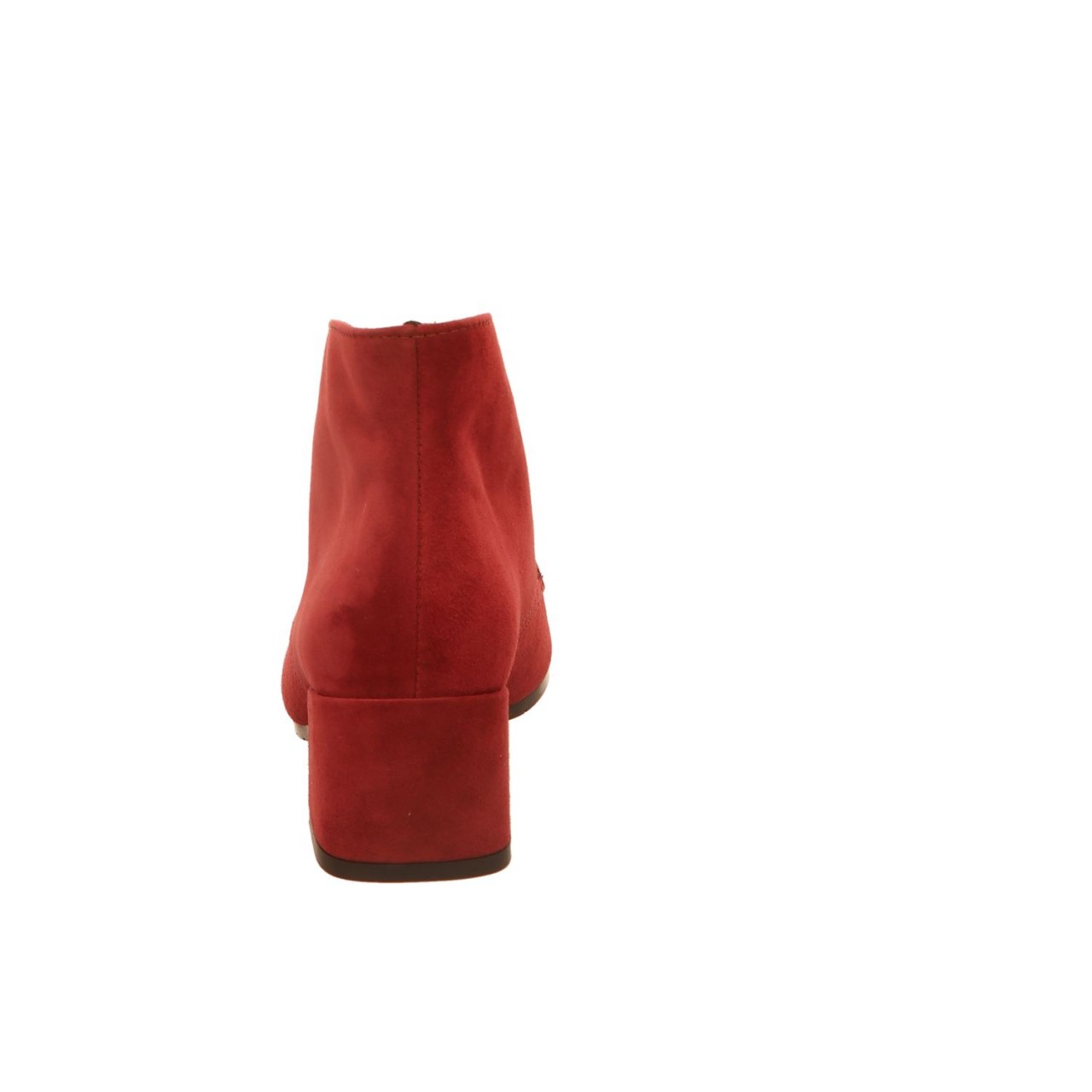 SEMLER Schnür-Stiefeletten rot SAMT-CHEVRO