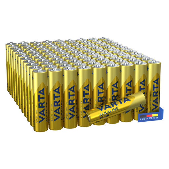 Alkaline Plus AAA Batterien, 100er Pack