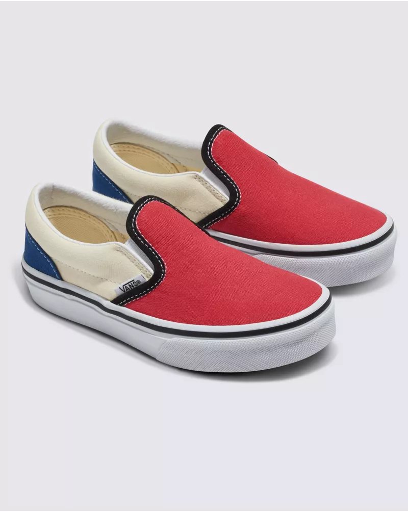 Kids Classic Slip-On Color Block Shoe