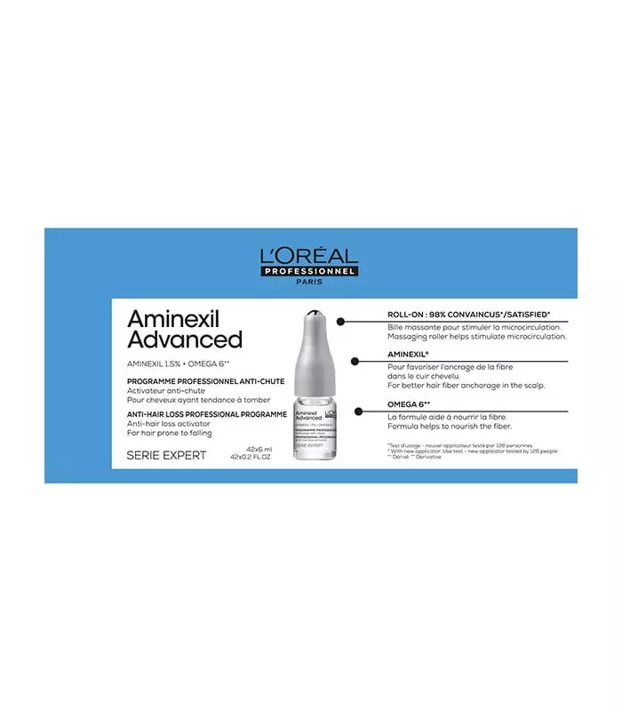 AMINEXIL ADVANCED CURE ANTI-CHUTE X 42 - 252ML Aminexil Advanced
