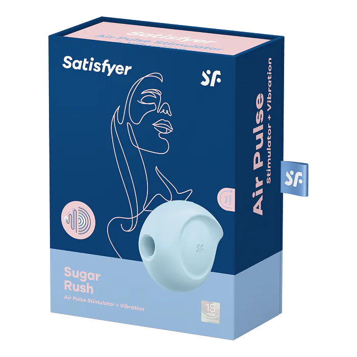 Satisfyer Sugar Rush Blå Intimmassageapparat