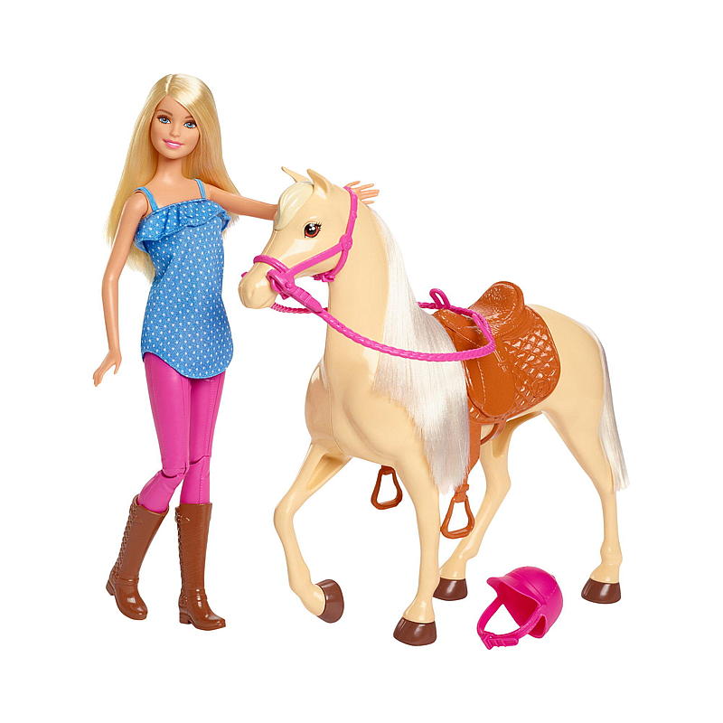 Barbie Barbiedukke med hest