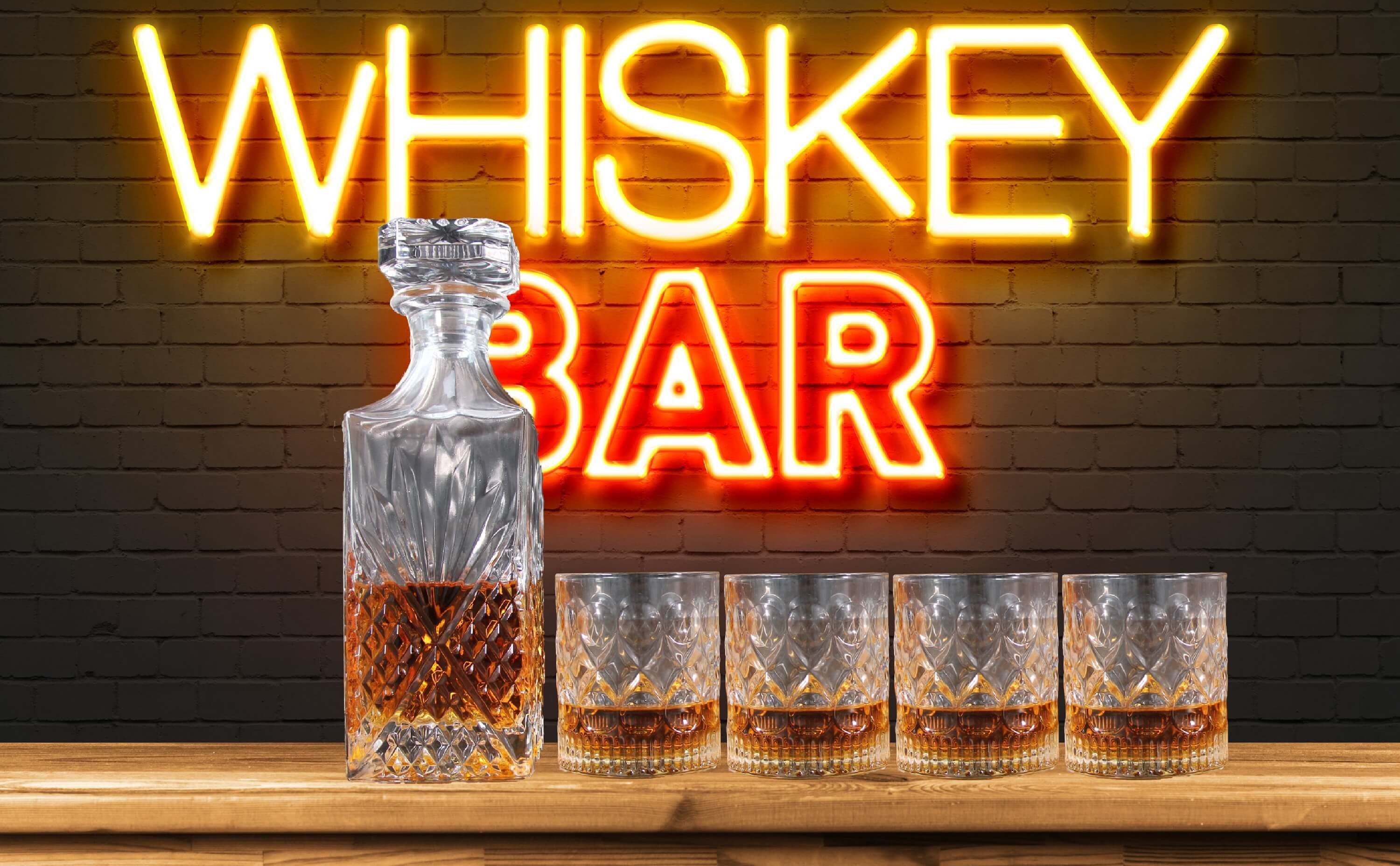 echos Gläser-Set Eco-5030, Glas, Whiskey Geschenkset 6-teilig, Edle Geschenk- und Aufbewahrungsbox, Kalk-Natron-Glas, 100% Bleifrei