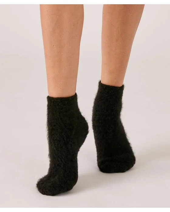 Mi-chaussettes de lit réversibles Thermolactyl.