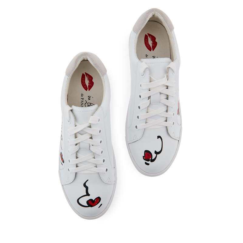 Baskets en cuir Simone in love graf