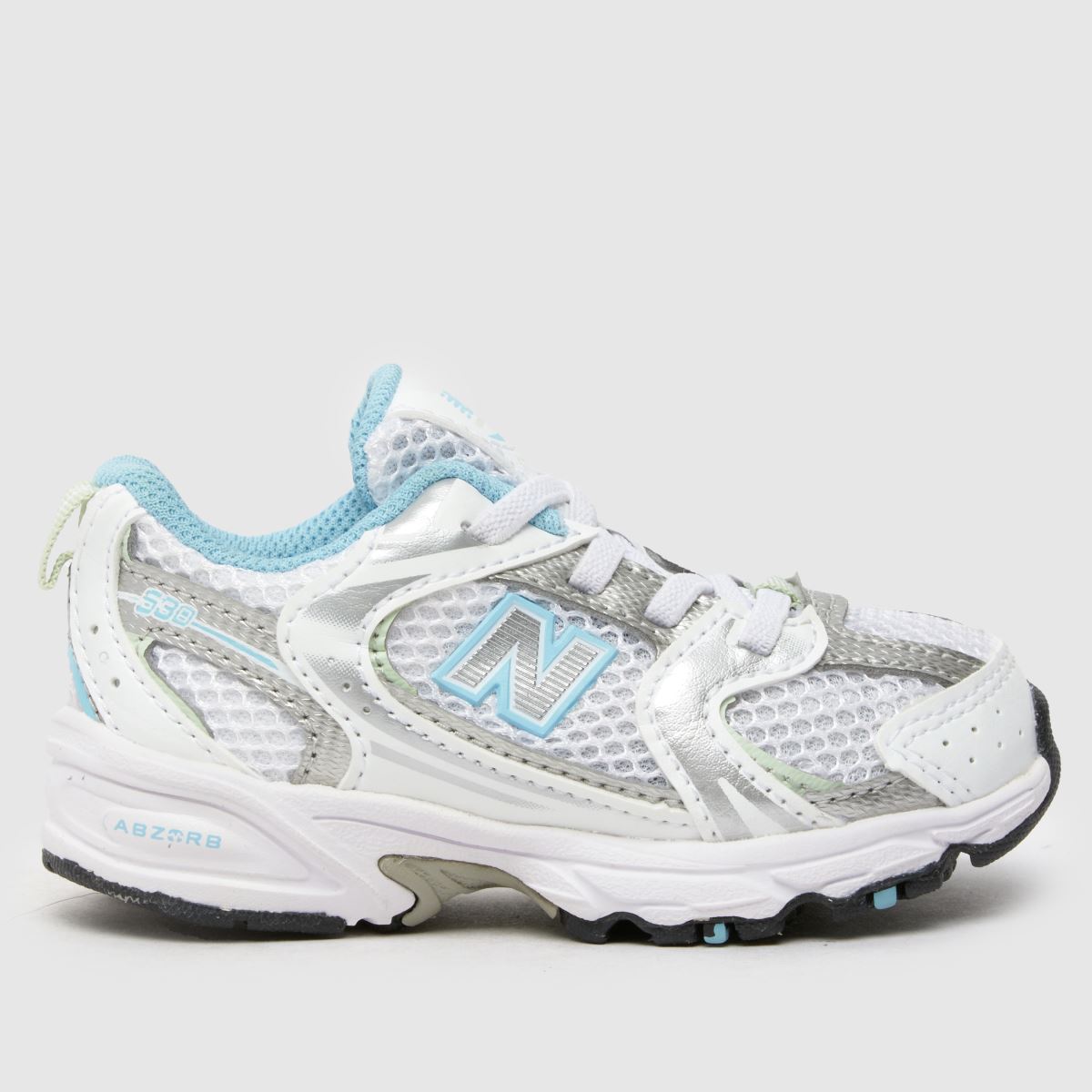 New Balance fehér és kék 530 kisgyermek cipő