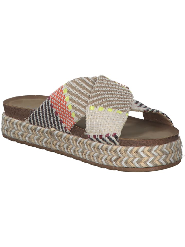 palado Plateau-Pantoletten in Beige günstig kaufen