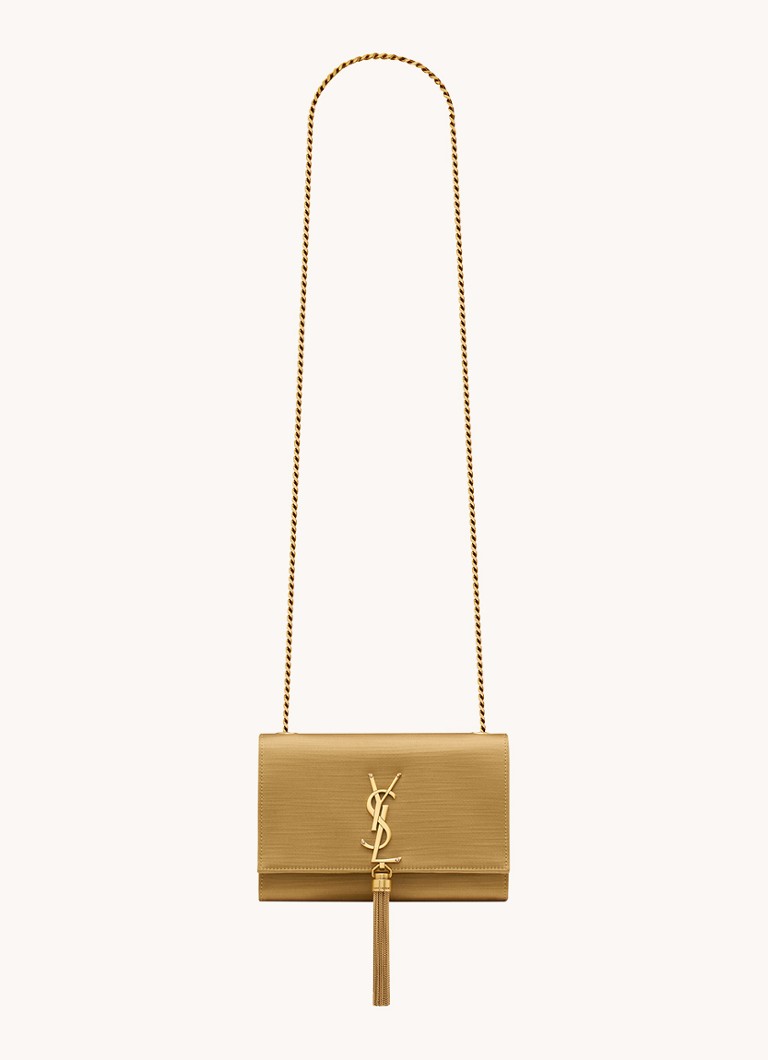 Geantă de umăr Kate mică din satin de la Saint Laurent