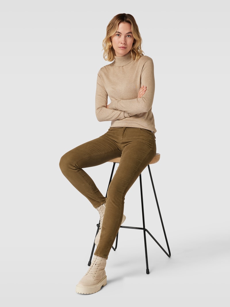 Slim Fit Jeans im 5-Pocket-Design Modell 'ALBY Slim' in khaki