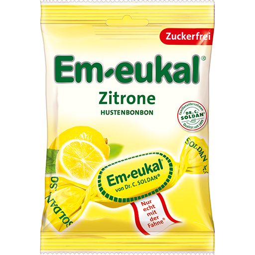 EM-EUKAL Bonbons Zitrone zuckerfrei  75 g  Bonbons