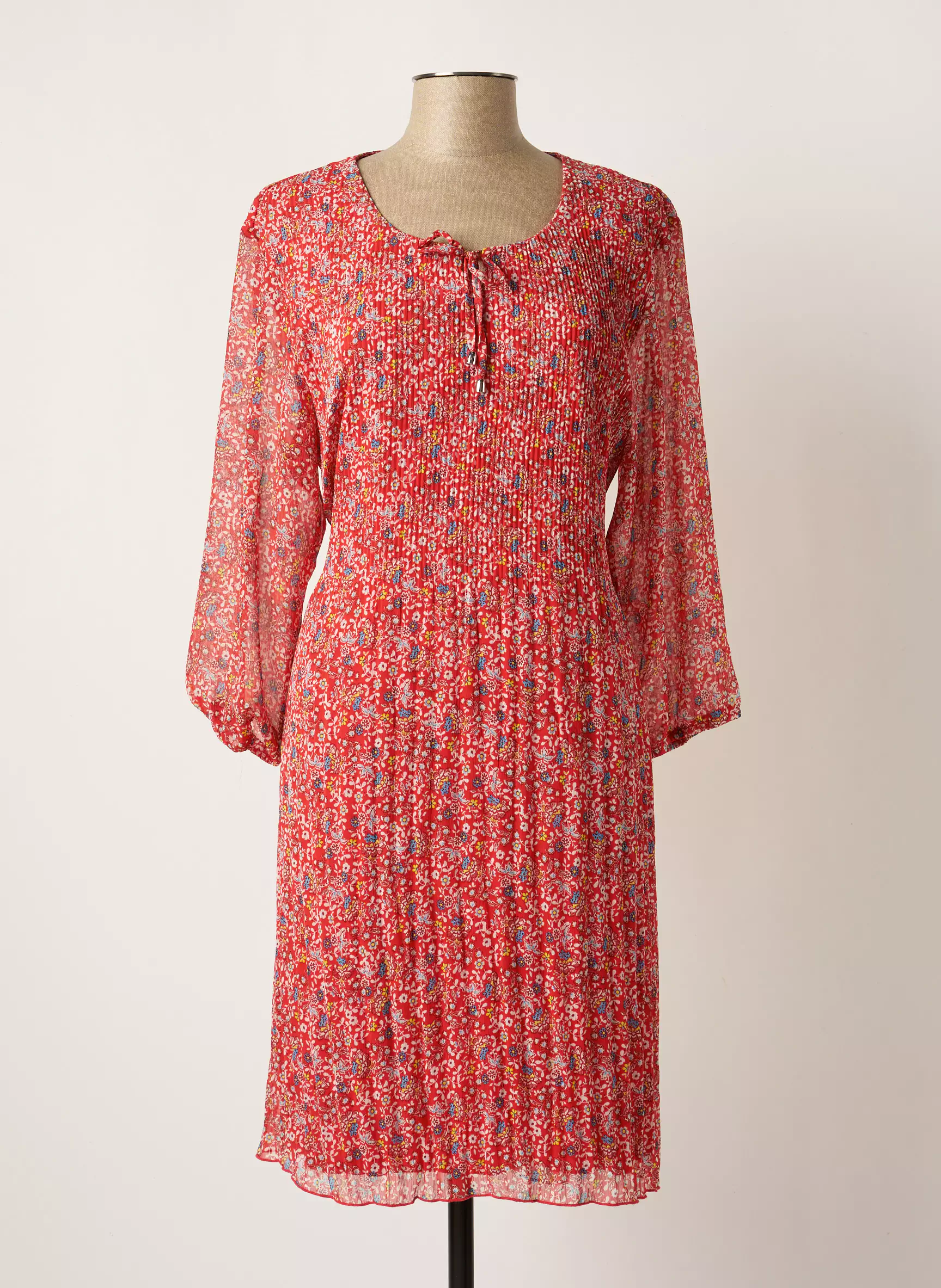 Christine Laure Robes Mi Longues Femme couleur rouge