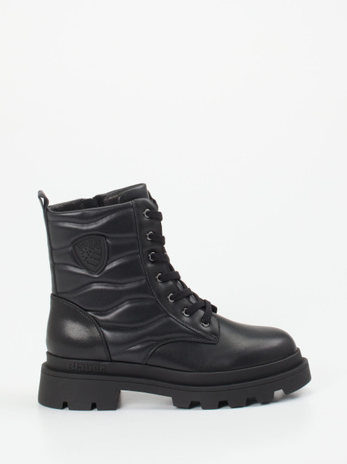 Schnürstiefelette-17250090093 Blauer
