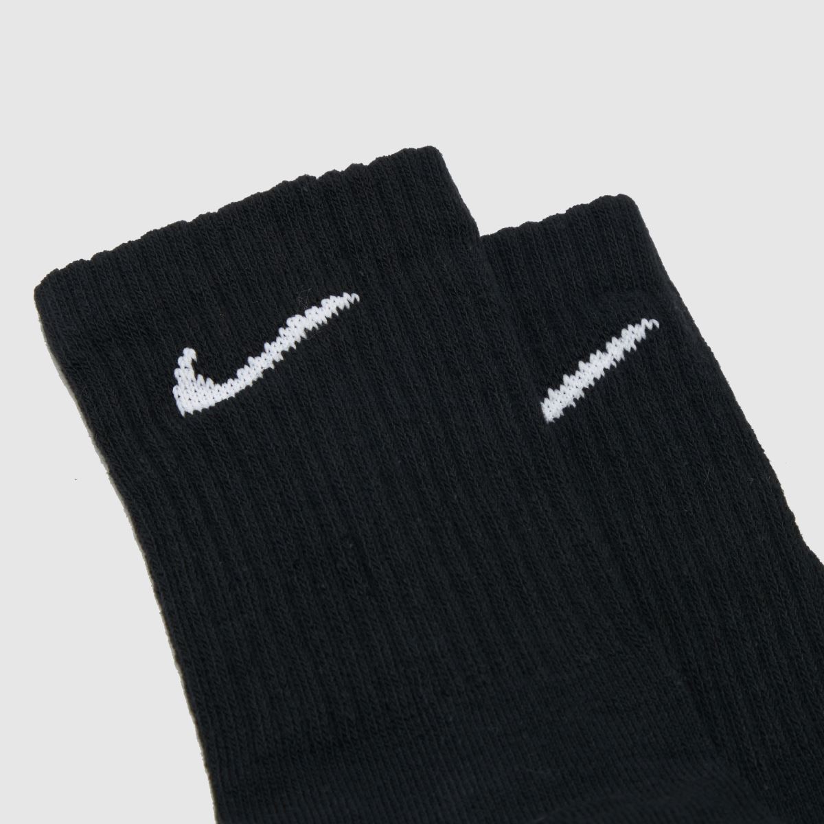 Nike svarta och vita barnstrumpor 3-pack