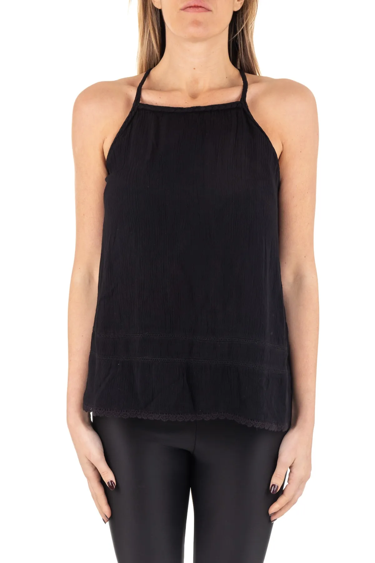 SUPERDRY  Unterhemd - Schwarz - Regular Fit