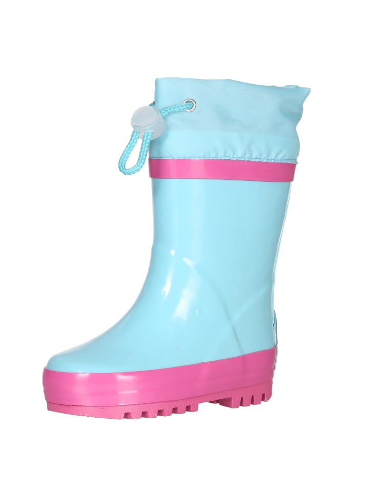 Playshoes Gummistiefel Basic gefüttert in Türkis günstig kaufen