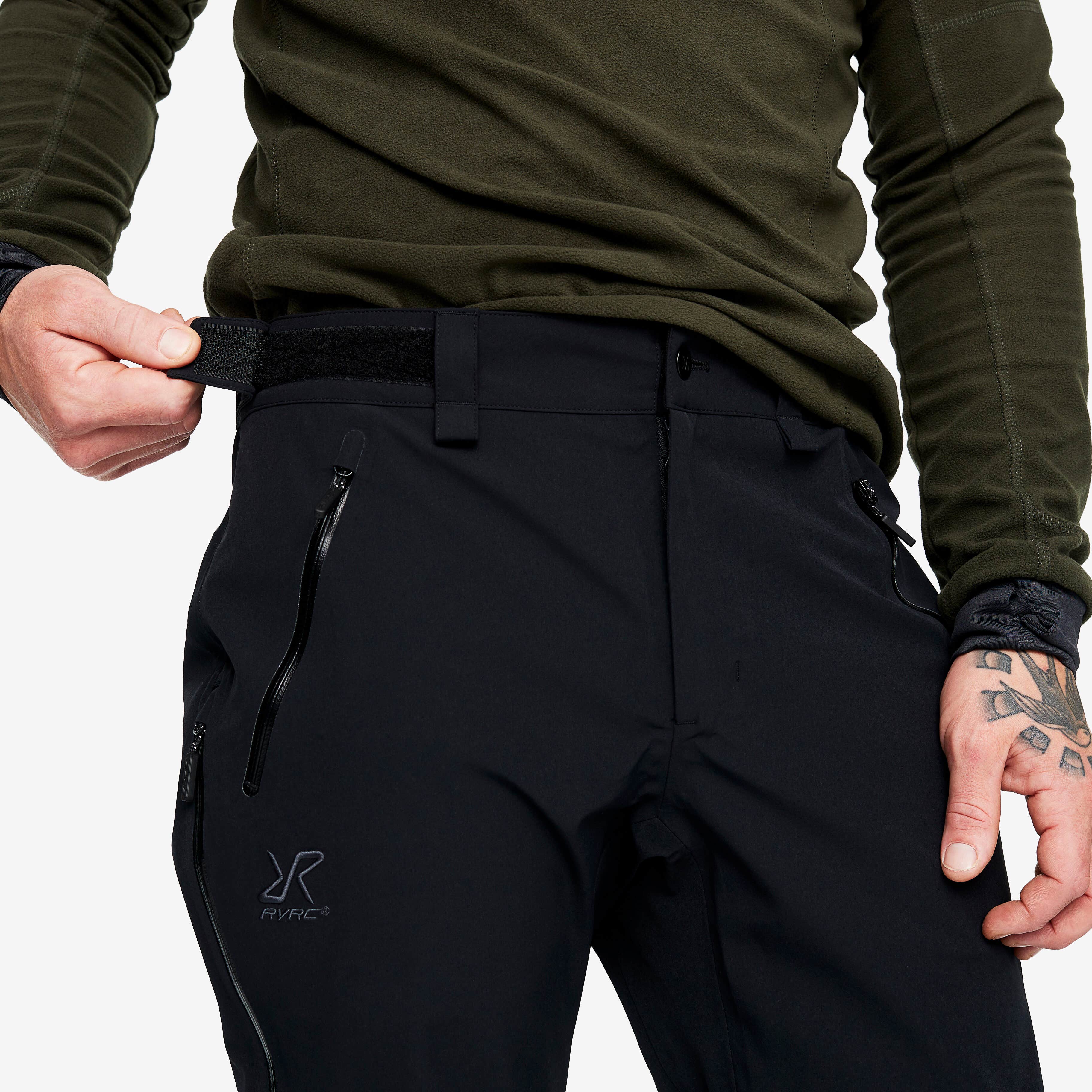 Cyclone Zip-up Pants Homme Black