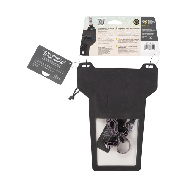 RUNOFF WATERPROOF PHONE POUCH - CHARCOAL - Handytasche