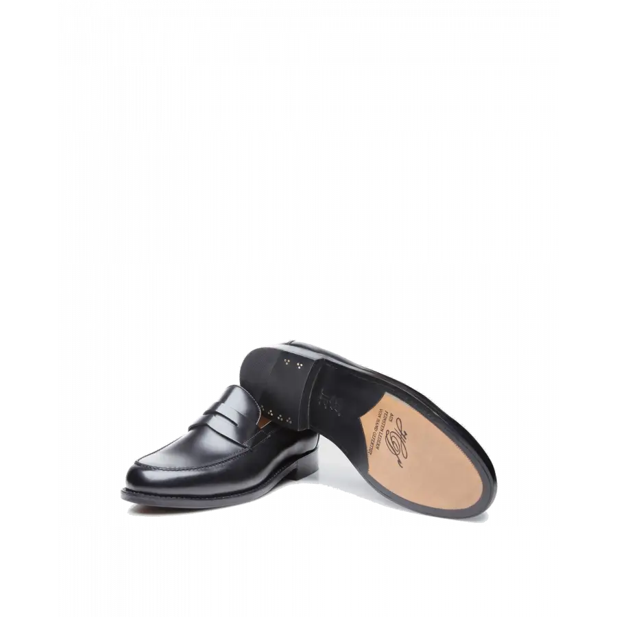 Heinrich Dinkelacker - Loafer WIEN PLAIN BC Kalbsleder - schwarz