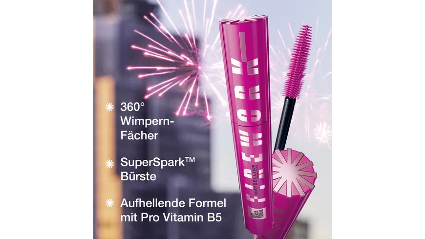 MAYBELLINE NEW YORK Mascara Firework 10 ml Black - Black