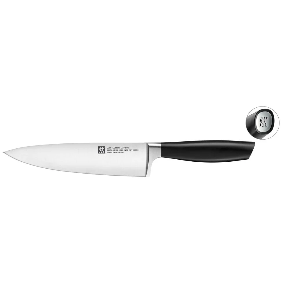 Kochmesser 20 cm, Silber