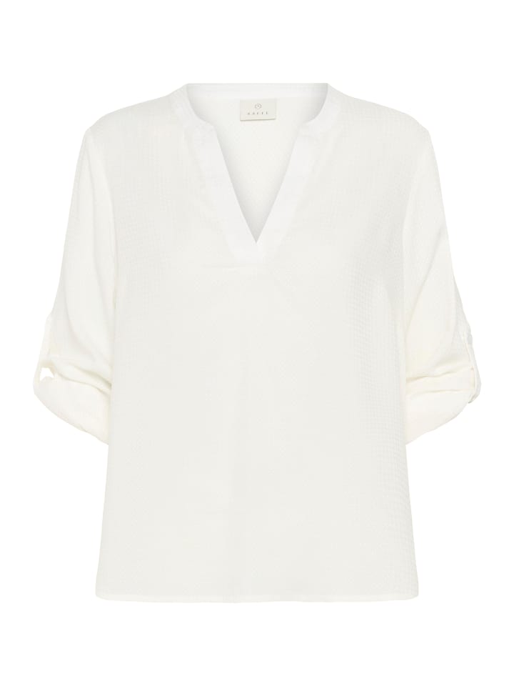 Kaffe Langarm-Bluse KAmalle in Chalk günstig kaufen