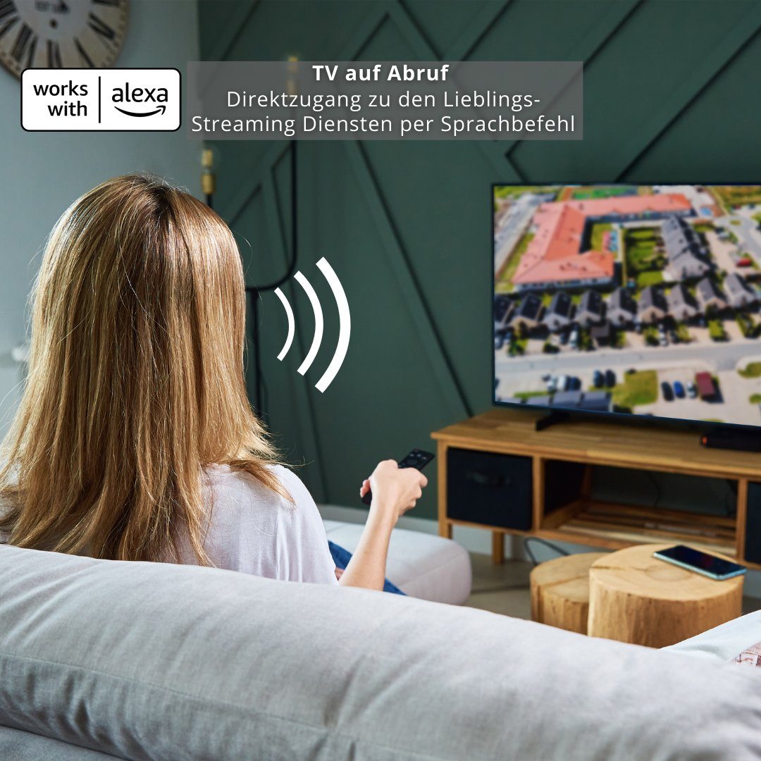 Toshiba 40LV2E63DAZ LCD-LED Fernseher (100 cm/40 Zoll, Full HD, VIDAA Smart TV, HDR, Triple-Tuner, Bluetooth, DTS, Dolby Audio, Alexa-fähig)