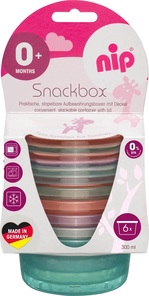 Snackbox bunt, 6 St