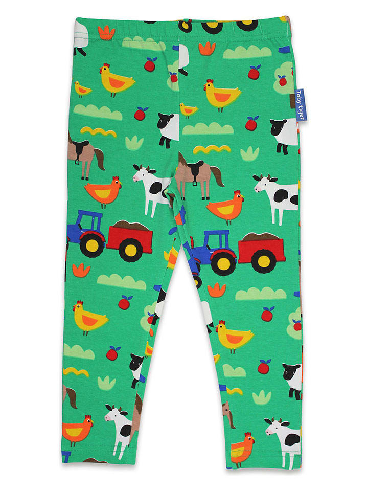 Toby Tiger Leggings in Grün günstig kaufen