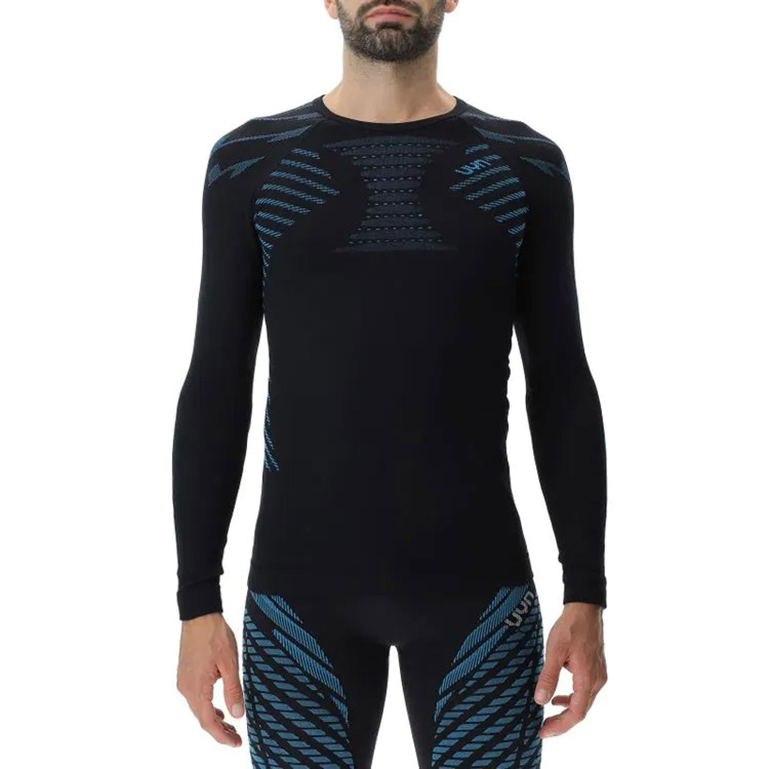 Ultra 1 OW Longsleeve Herren - Schwarz, Blau