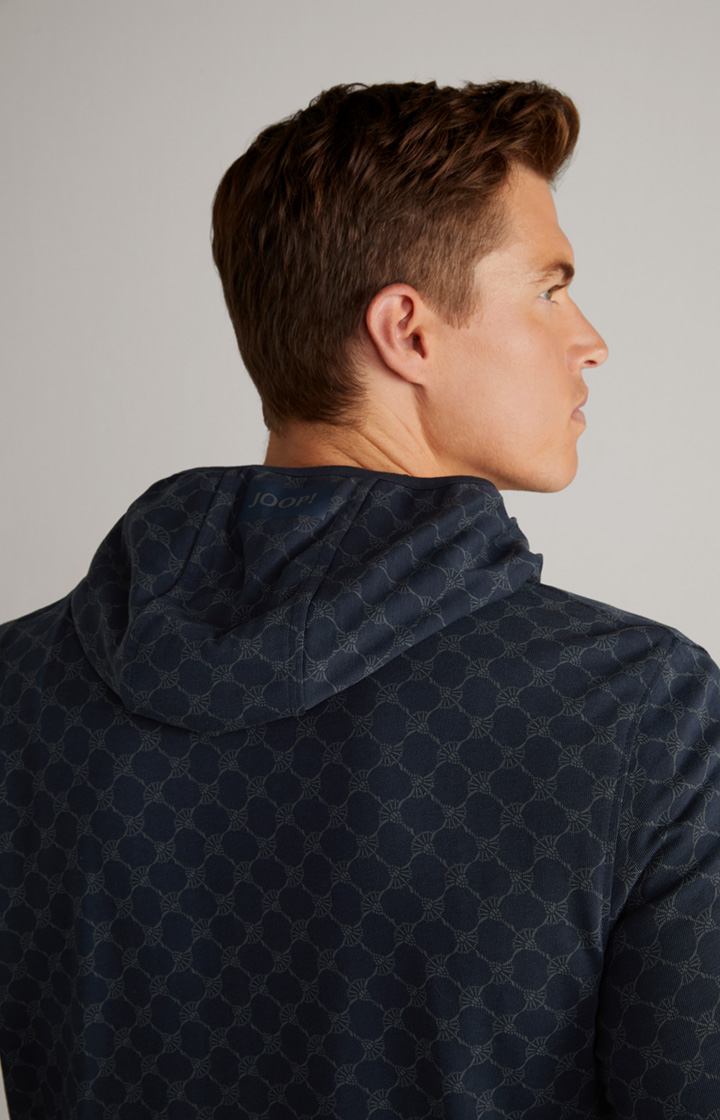 Loungewear Sweatjacke in Dunkelblau