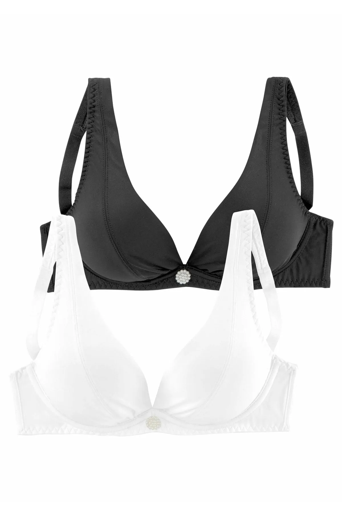 PETITE FLEUR  BH - Schwarz - Unifarben