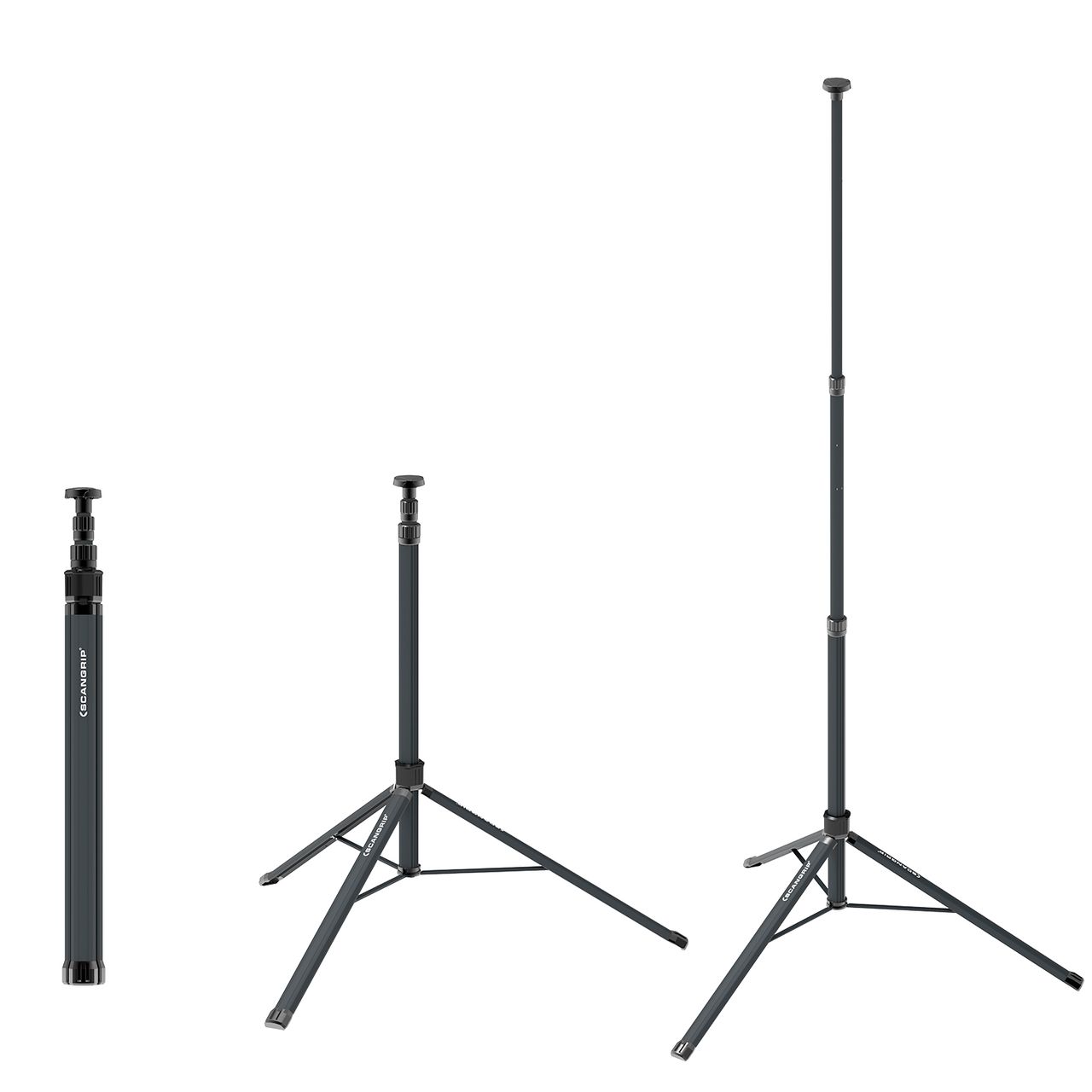 Kiesel SCANGRIP TRIPOD 2M kompaktes Alu-Stativ kompatibel mit VEGA und FLOOD LITE Leuchten