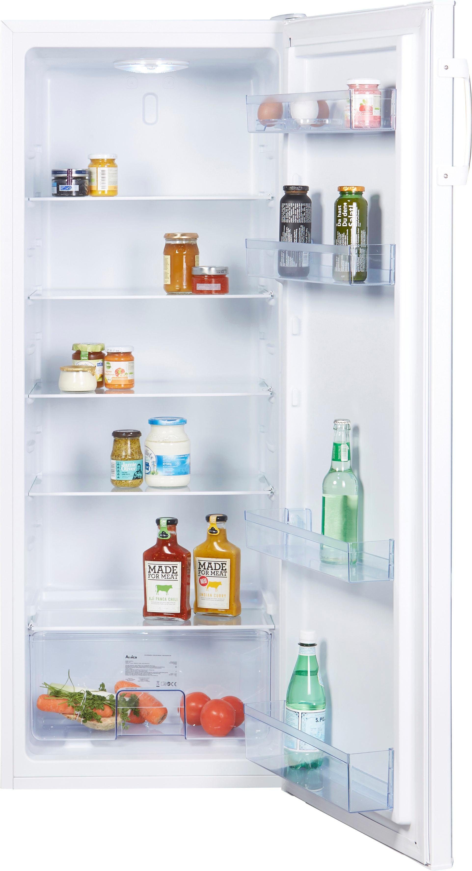 Amica Vollraumkühlschrank VKS 354 100 W, 141 cm hoch, 55 cm breit