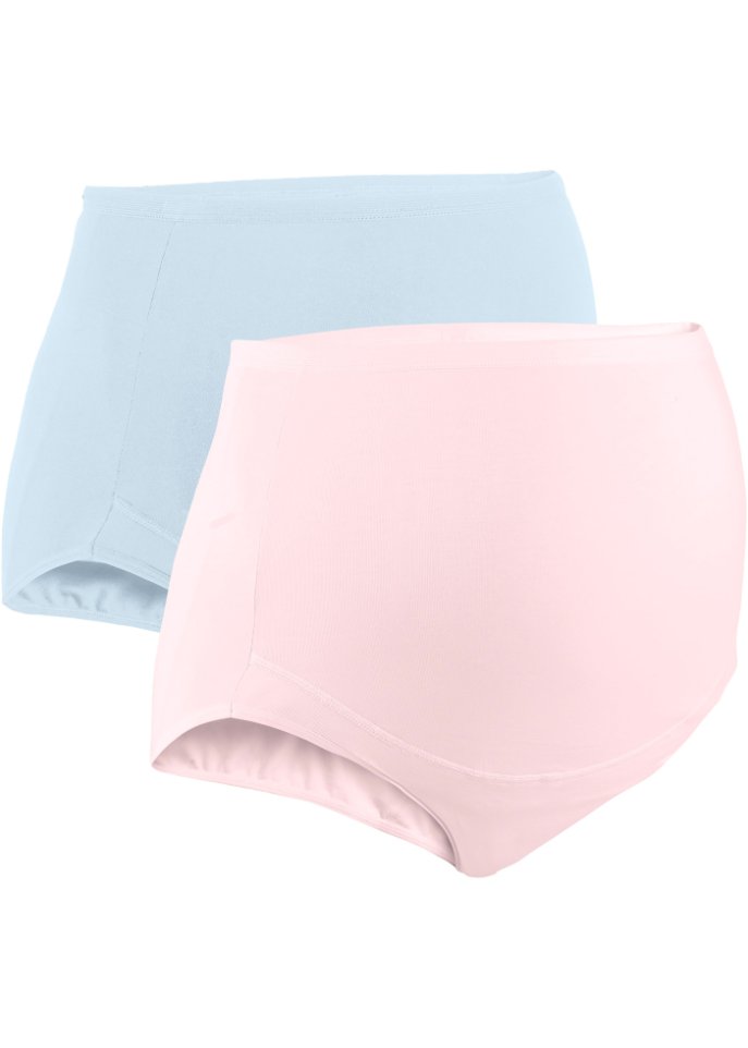 Überbauchslip mit Bio-Baumwolle (2er Pack)