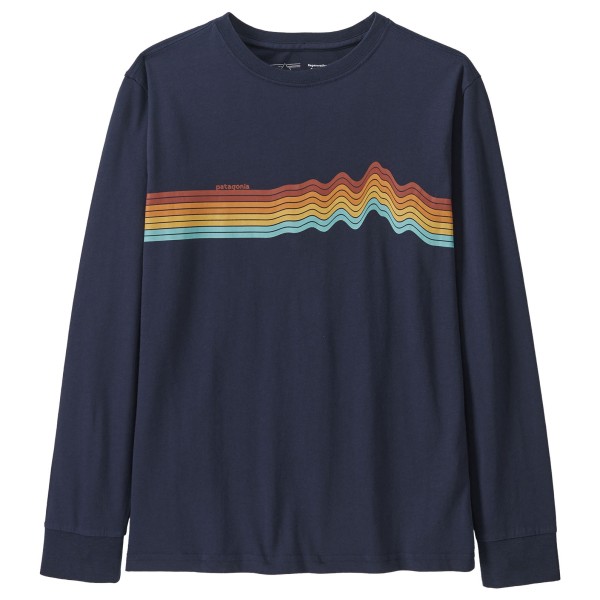 Patagonia - Kid's L/S Reg. Org. Cotton Ridge Rise Stripe Tee - Longsleeve