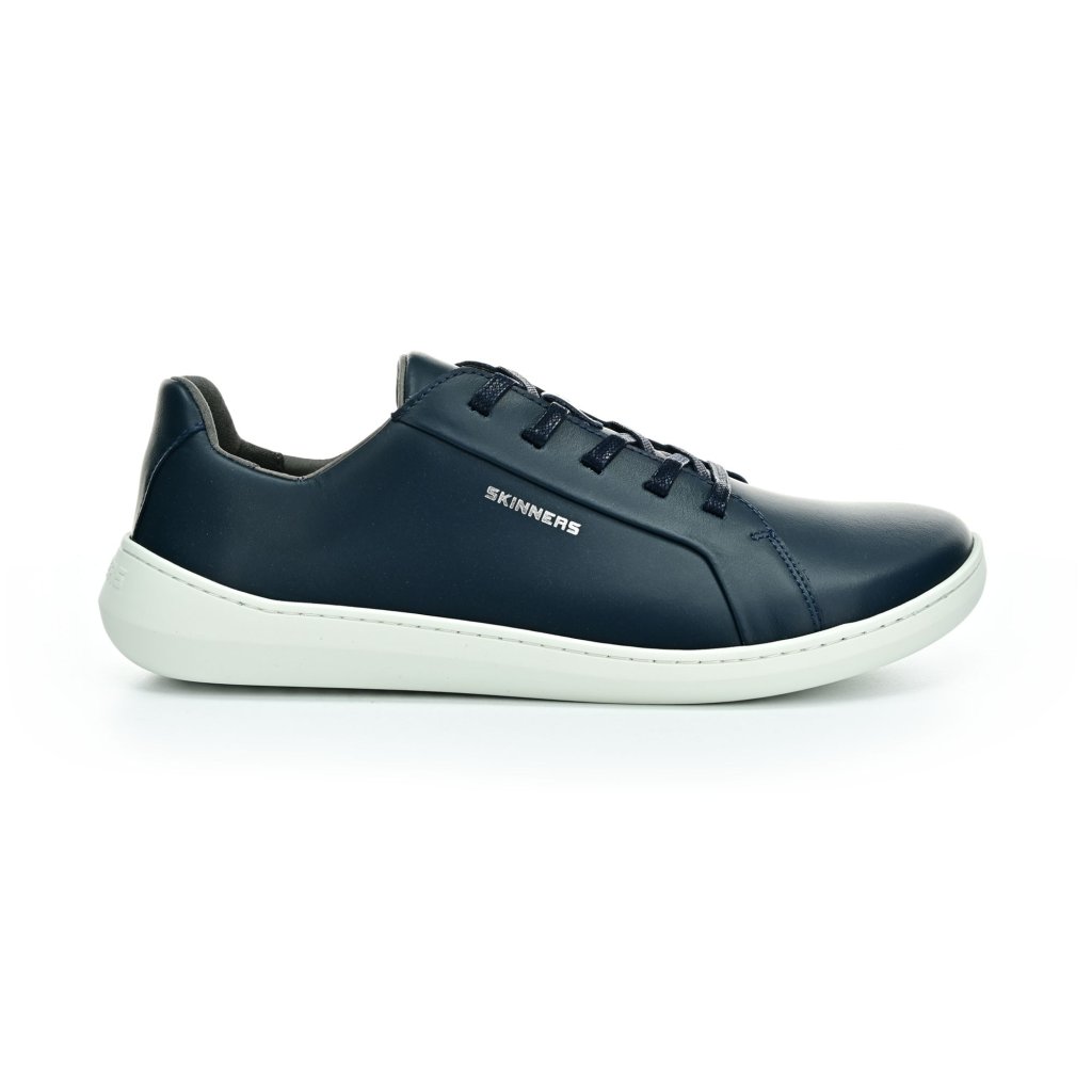 Skinners Moonwalker Leather Dark Blue Barfußsneakers