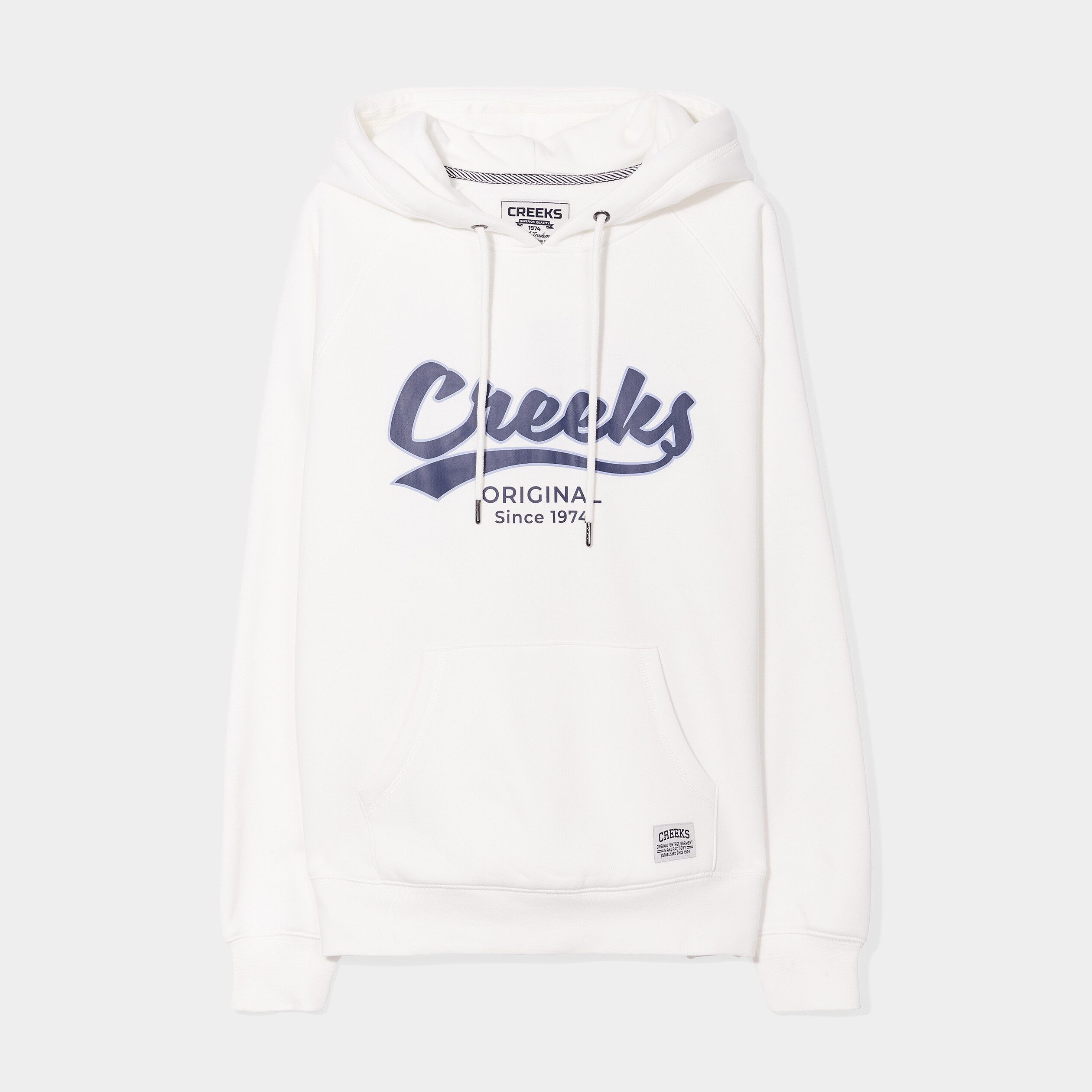 Sweat à capuche hoodie blanc femme | La Halle