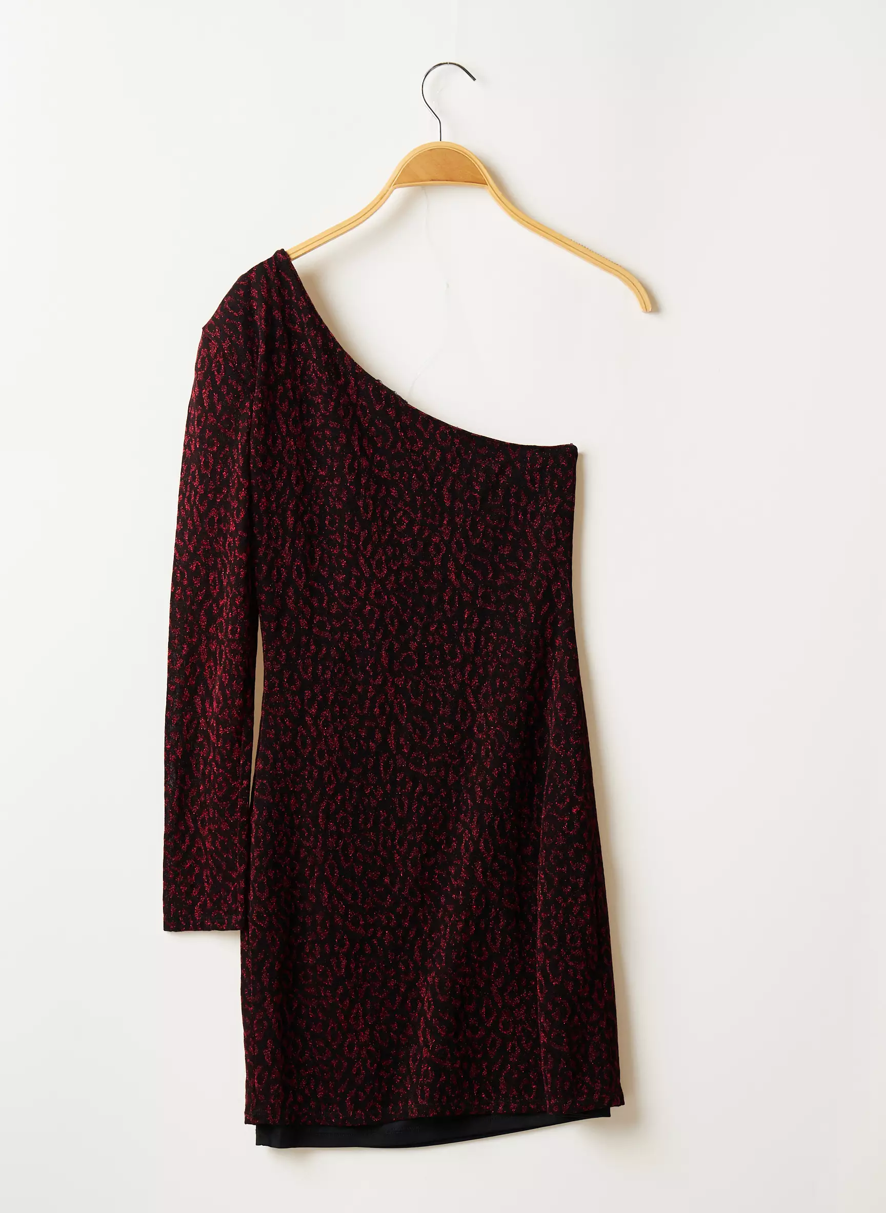 Bershka Robes Courtes Femme couleur rouge