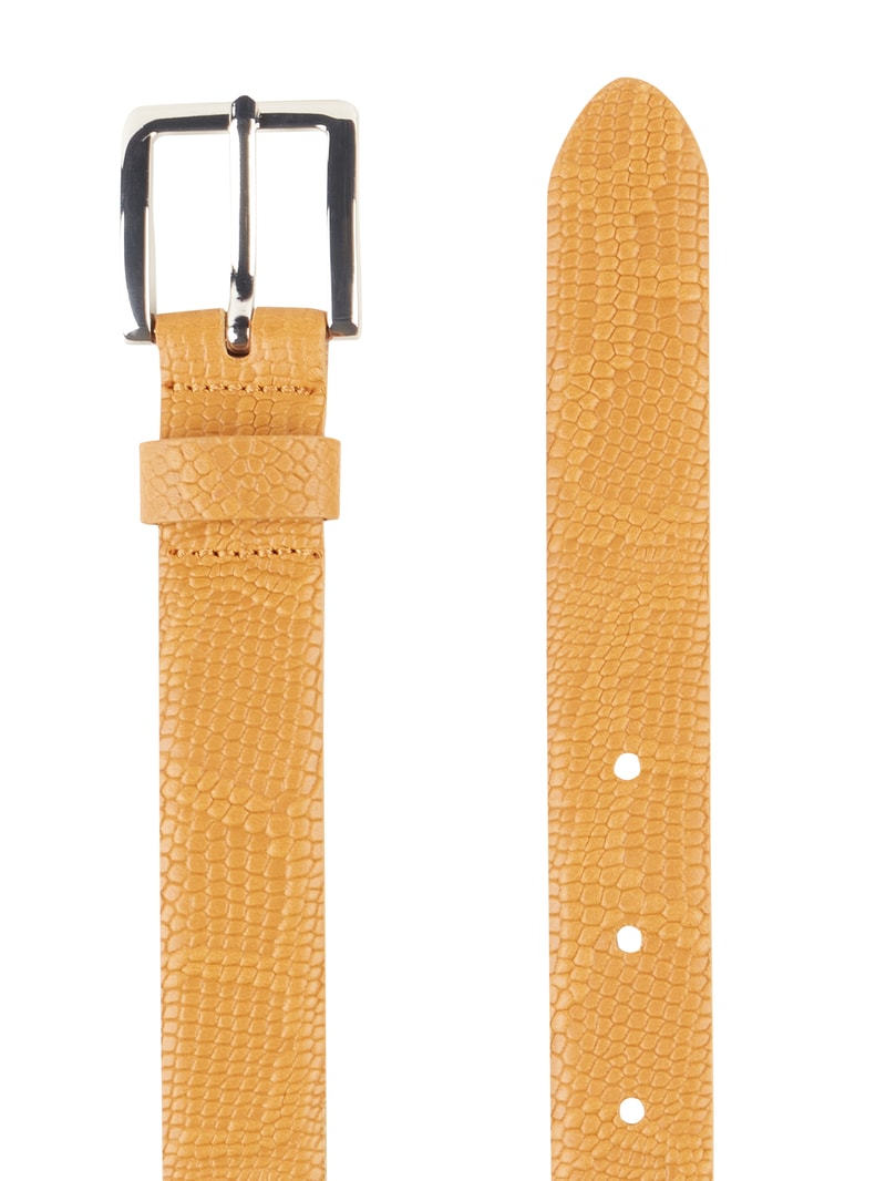 Gürtel aus Leder in cognac