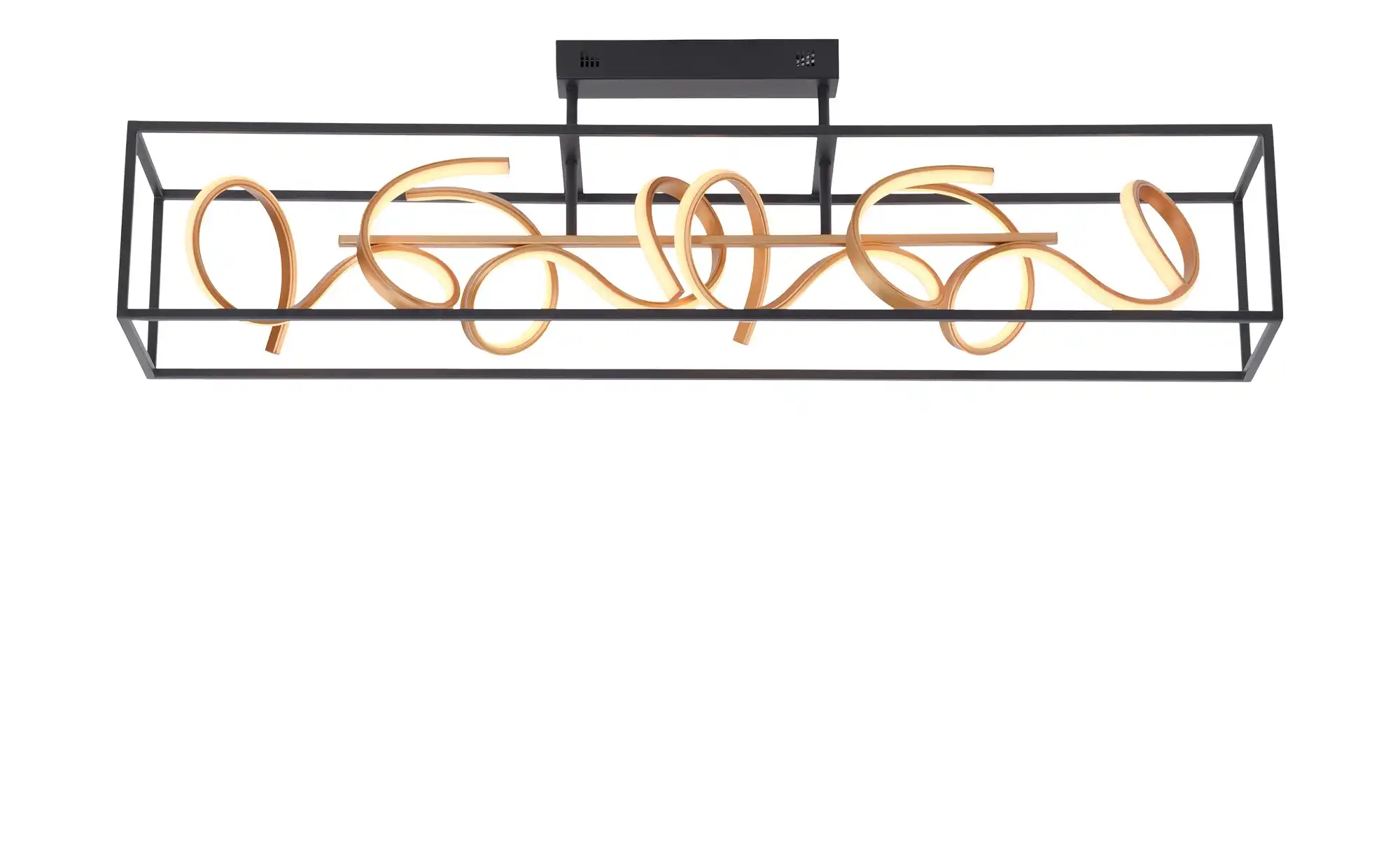 Paul Neuhaus LED-Deckenleuchte schwarz/goldfarben