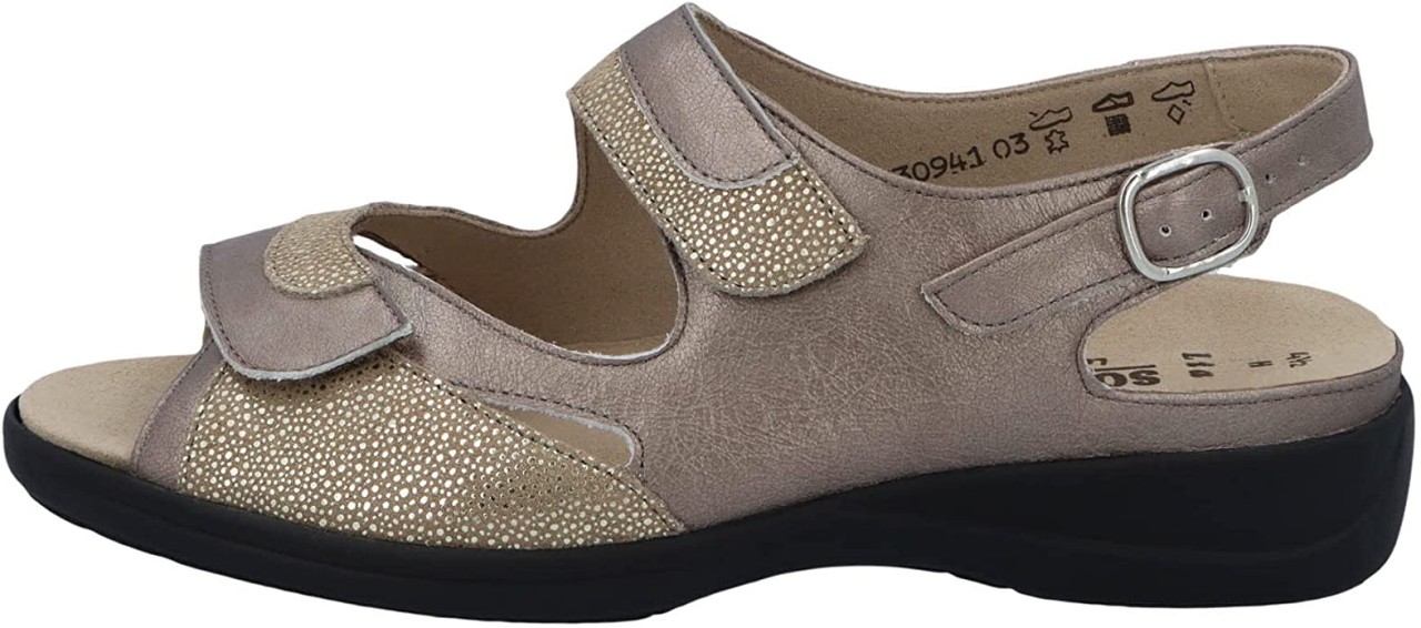 SOLIDUS Klassische Sandalen taupe Lia taupe