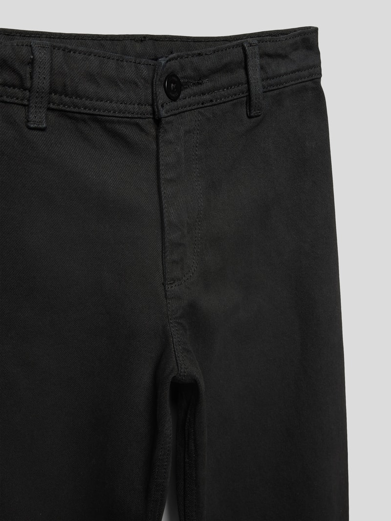 Jeans aus Baumwolle Modell 'BULL' in schwarz