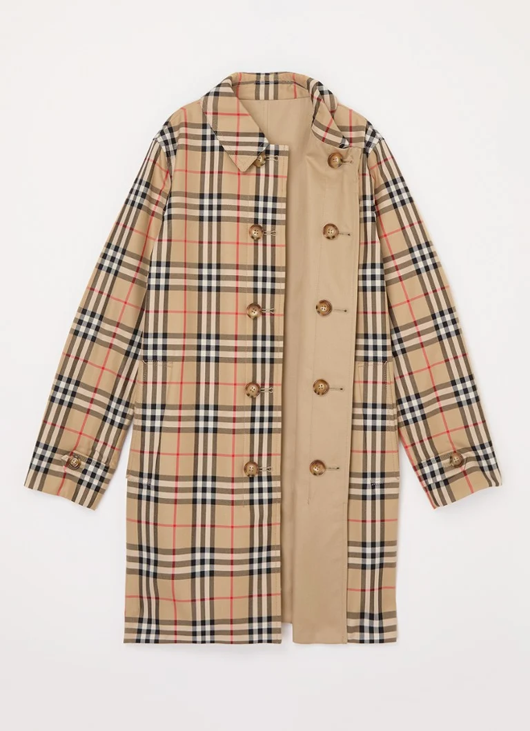 Burberry Braxtonin käännettävä trenssitakki ruutukuosilla