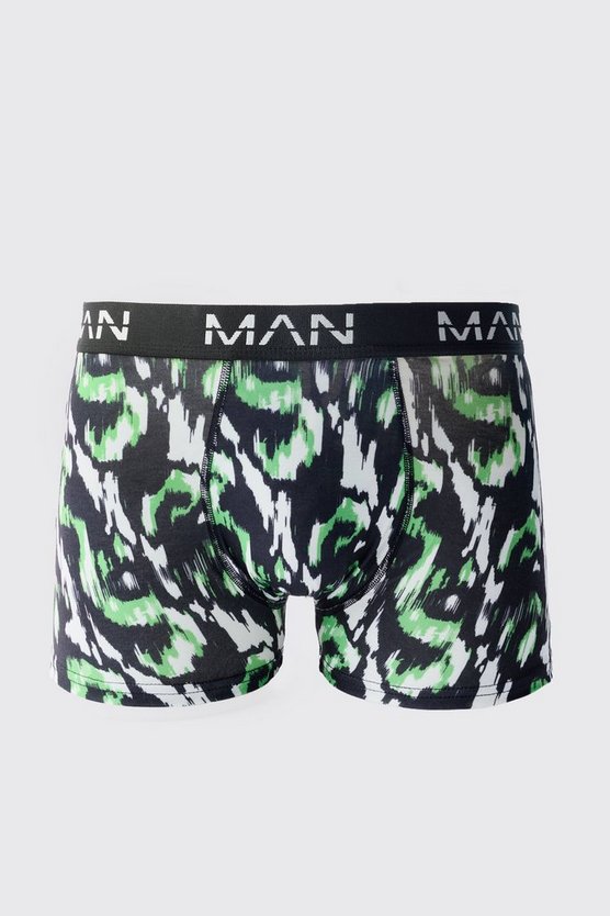 Boxershorts mit abstraktem Print