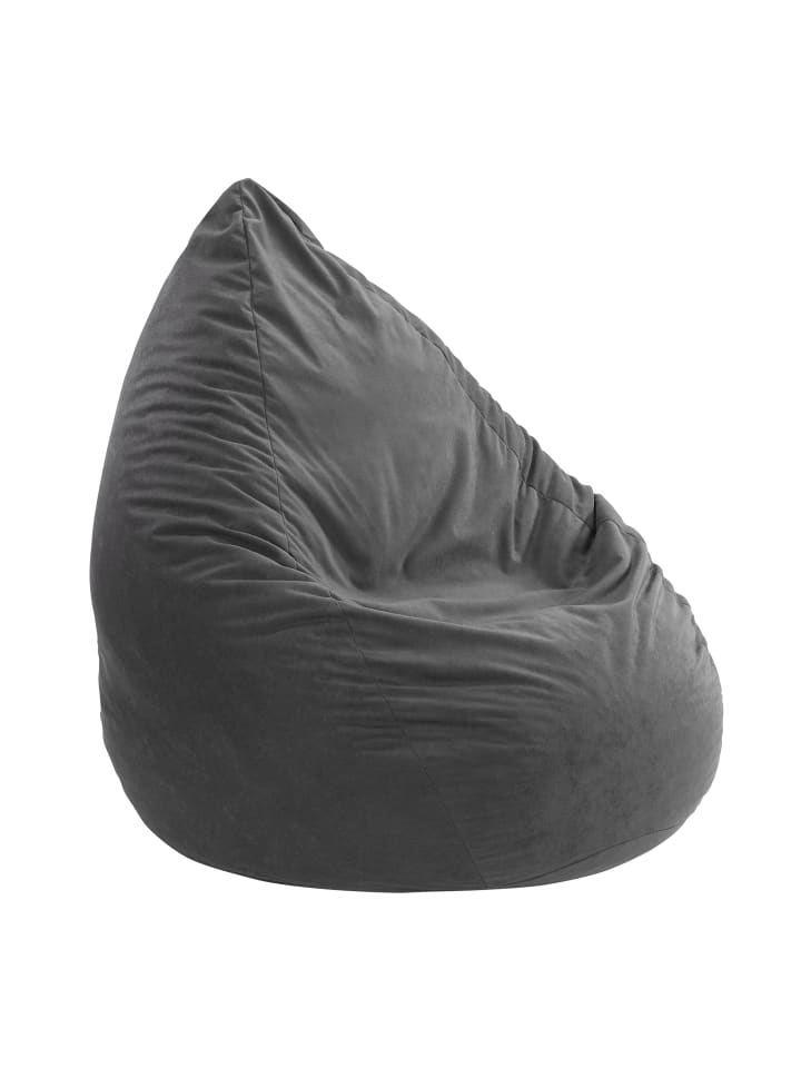 Linke Licardo Gemütliches großes Sitzkissen Chillkissen Sitzsack in anthrazit günstig kaufen onesize